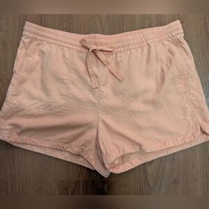 J.Crew Re-Imagined Linen Lyocell Pull-On Shorts Size XL Peach